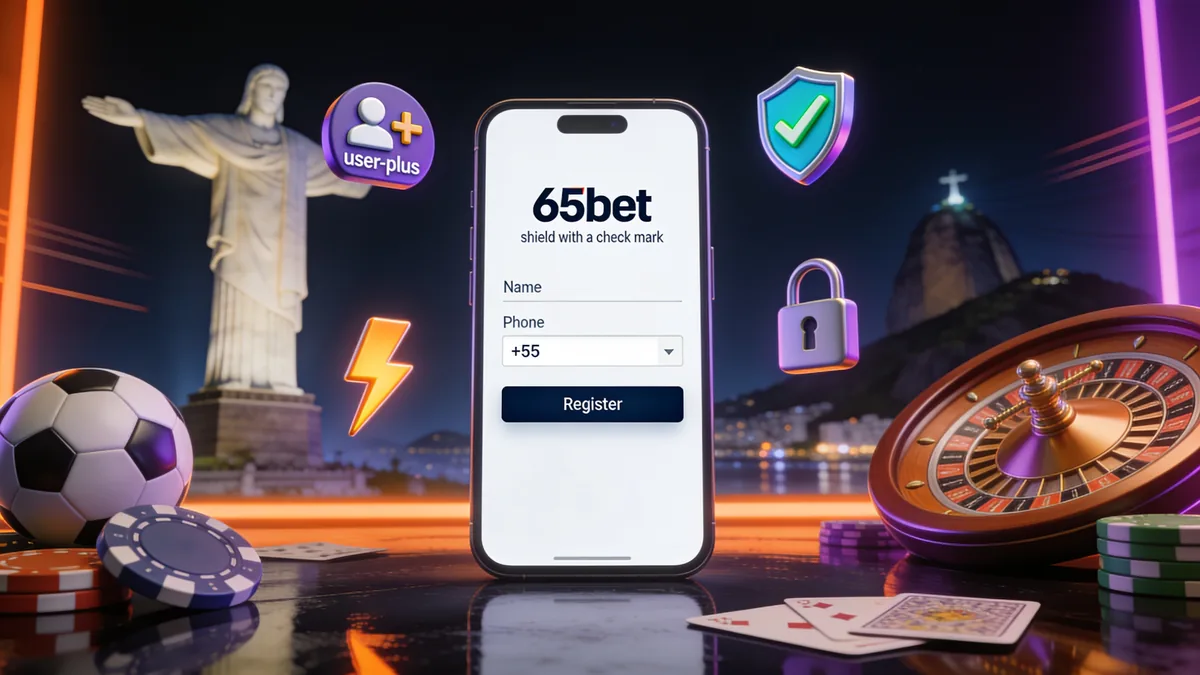 65bet no Brasil — Passo a Passo para Fazer o Cadastro na 65bet